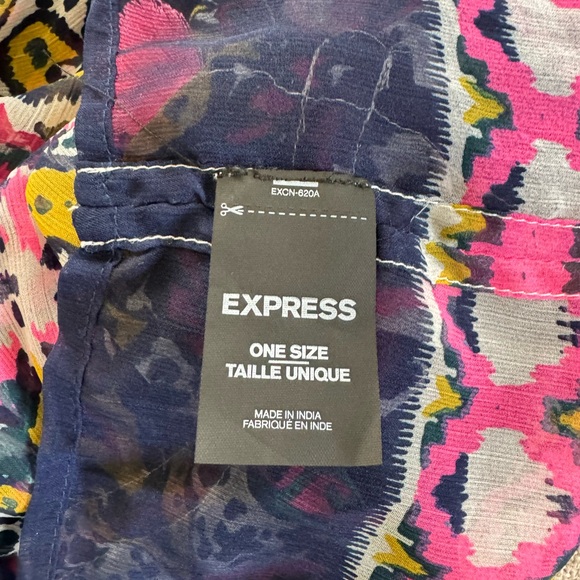 NWT Express multi color pinch cover up OS - Picture 9 of 10